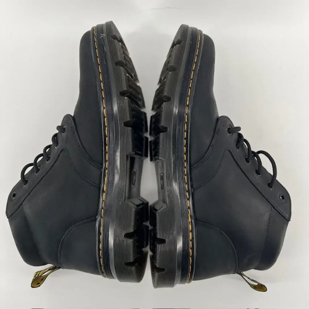 Doc Dr. Martens Bonny Boot Mens US12 Black Leather Lace Up Grunge Punk Air Wair